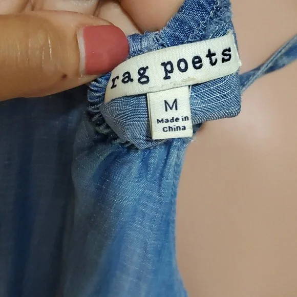 Lovely size medium halter neck dress by Rag Poet - Picture 3 of 4